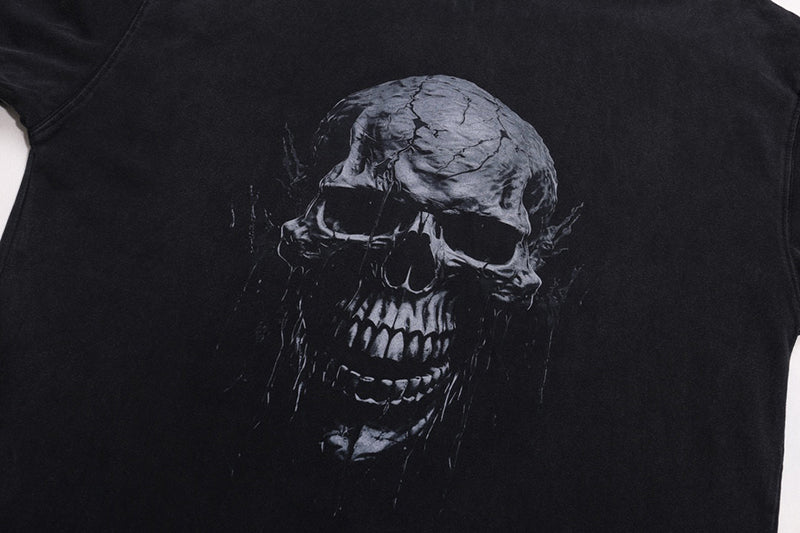 VETEMENTS Skull Metal T-shirt | Black