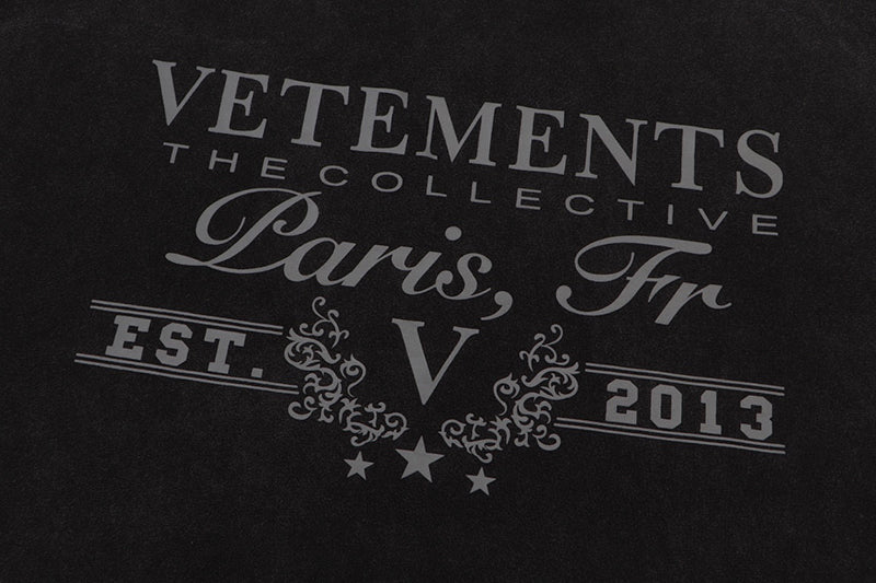 VETEMENTS logo-print Cotton T-shirt | Black