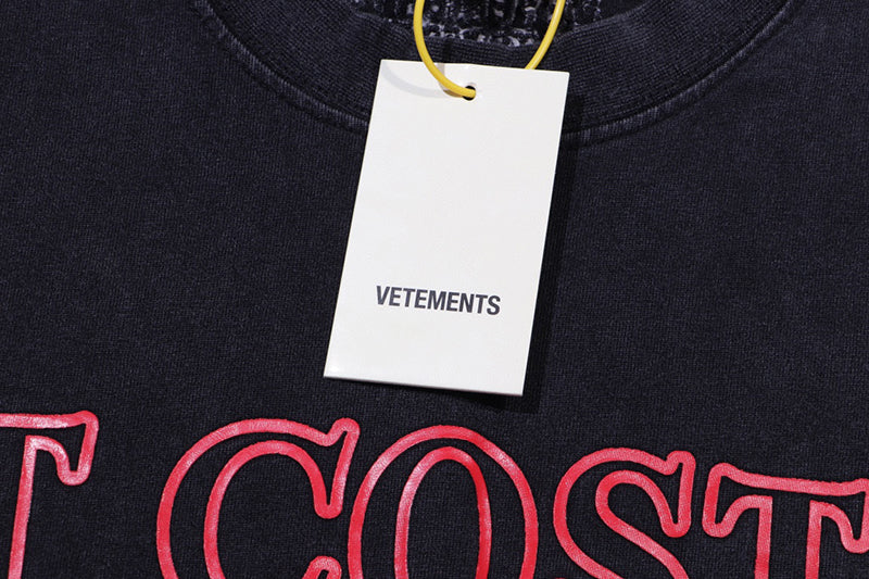 VETEMENTS Very Expensive T-shirt | Black