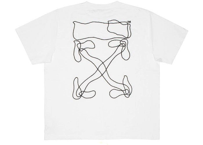 Off-White Oversized Abstract Arrows Embroidered T-shirt
