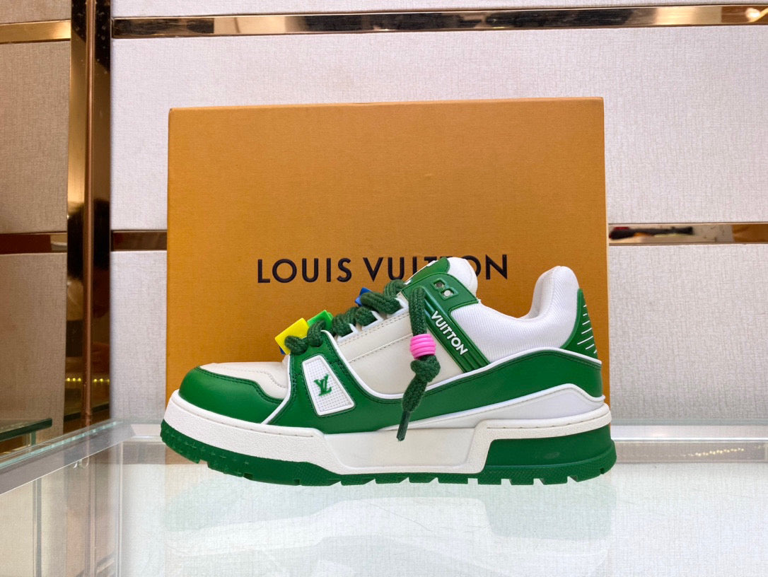 Louis Vuitton LV Trainer Maxi Green