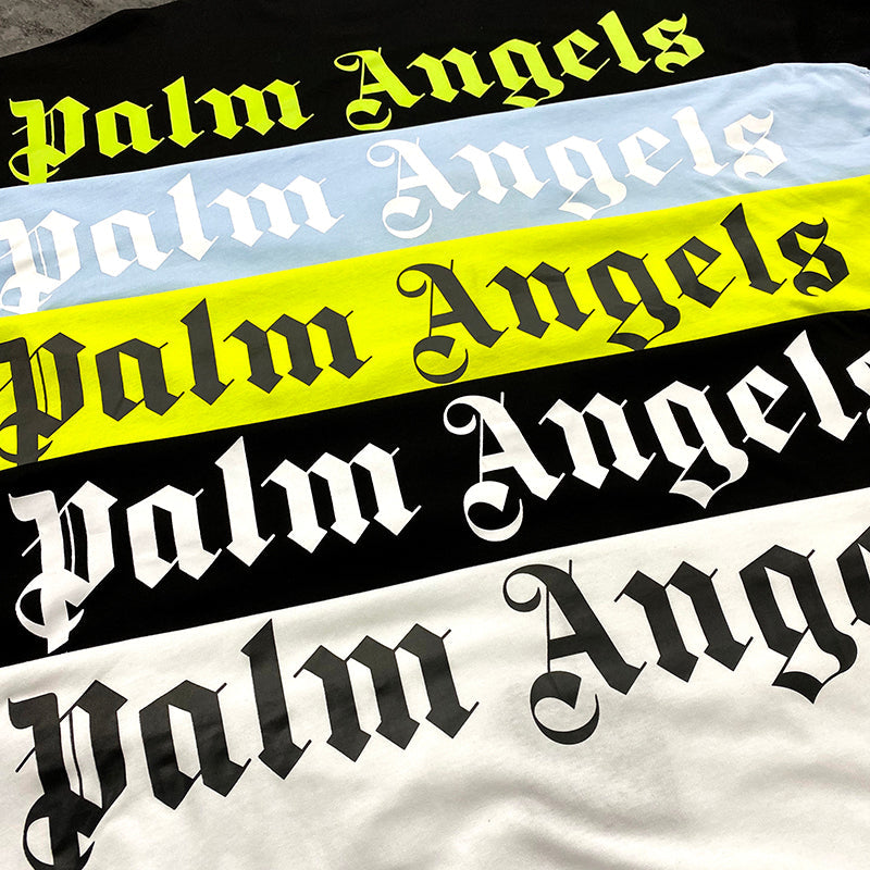 Palm Angels Logo Mock Neck Longsleeve T-Shirt