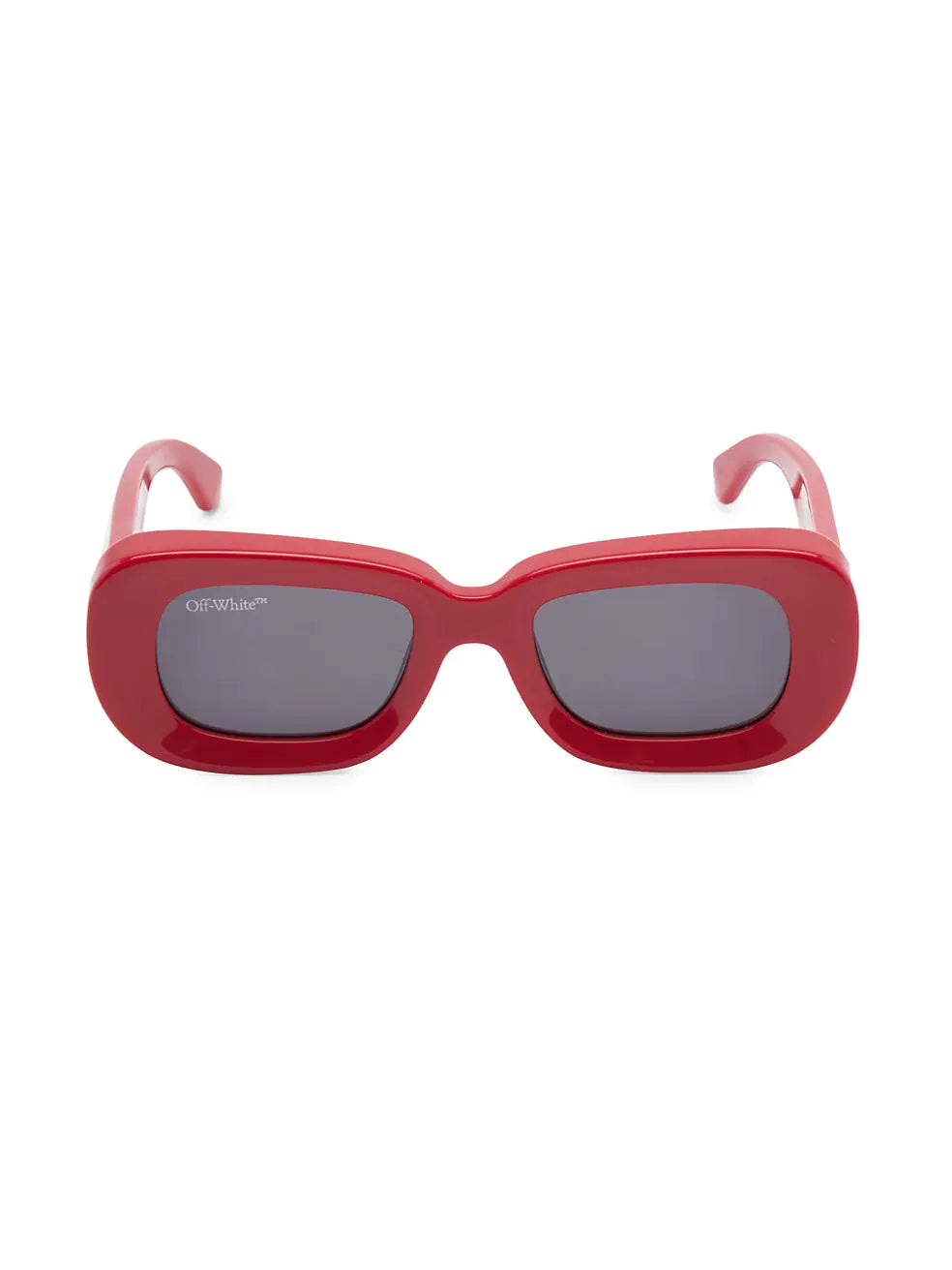 Off-White Carrara 50MM Oval Sunglasses Red