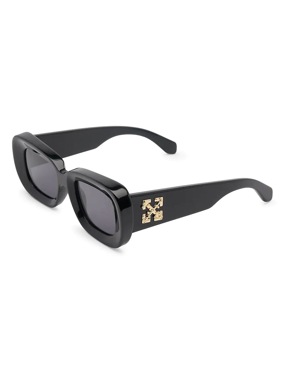 Off-White Carrara 50MM Oval Sunglasses Black