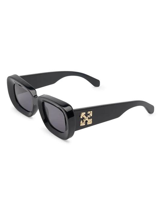 Off-White Carrara 50MM Oval Sunglasses Black