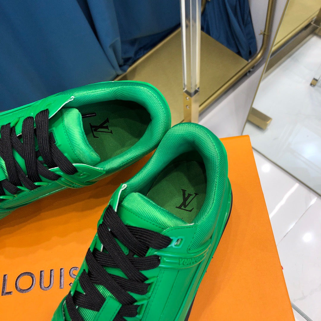 Louis Vuitton LV Trainer Green Black