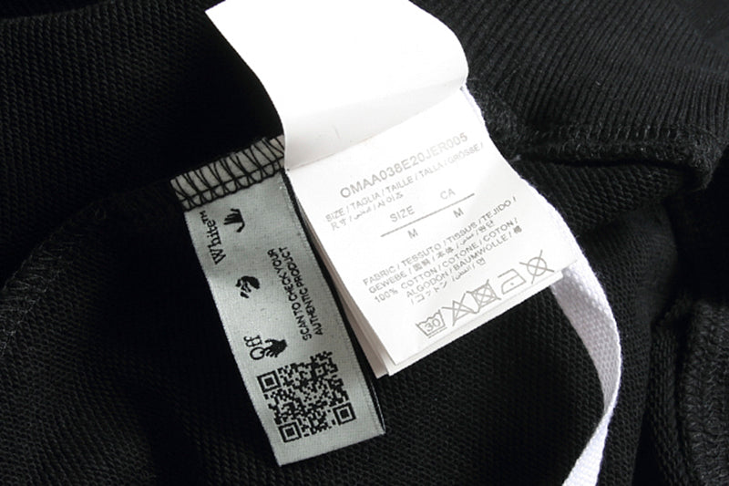 Off-White Caravaggio Boy Hoodie White Black