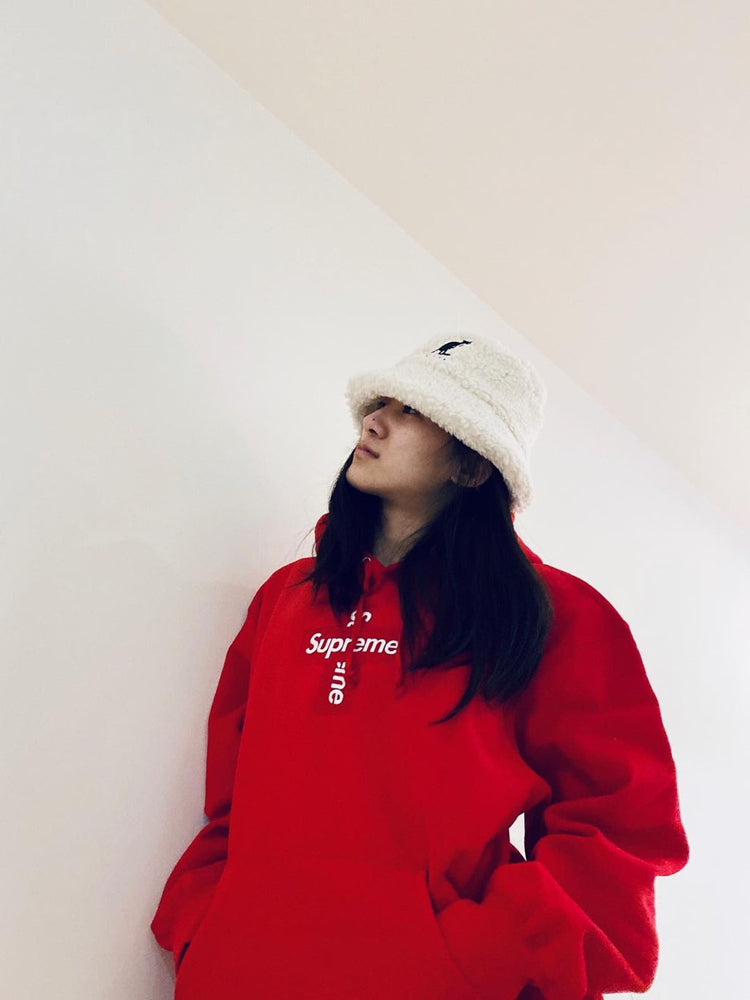 Supreme Cross Box Logo Hooded Sweatshirt