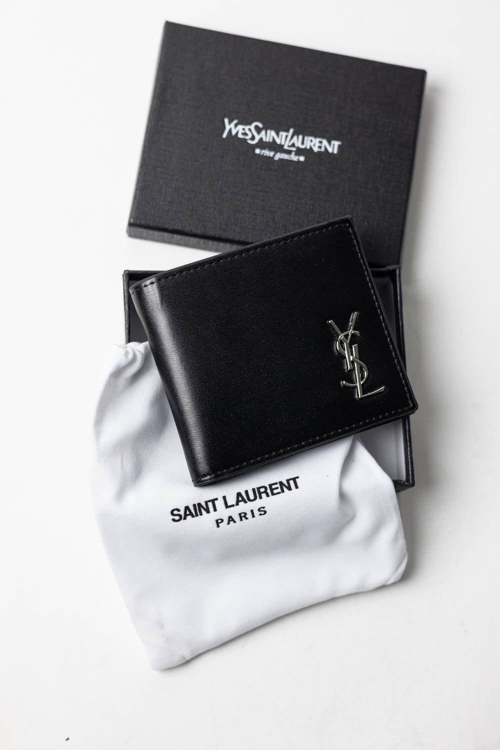 Saint Laurent - Tiny Cassandre East/West Wallet