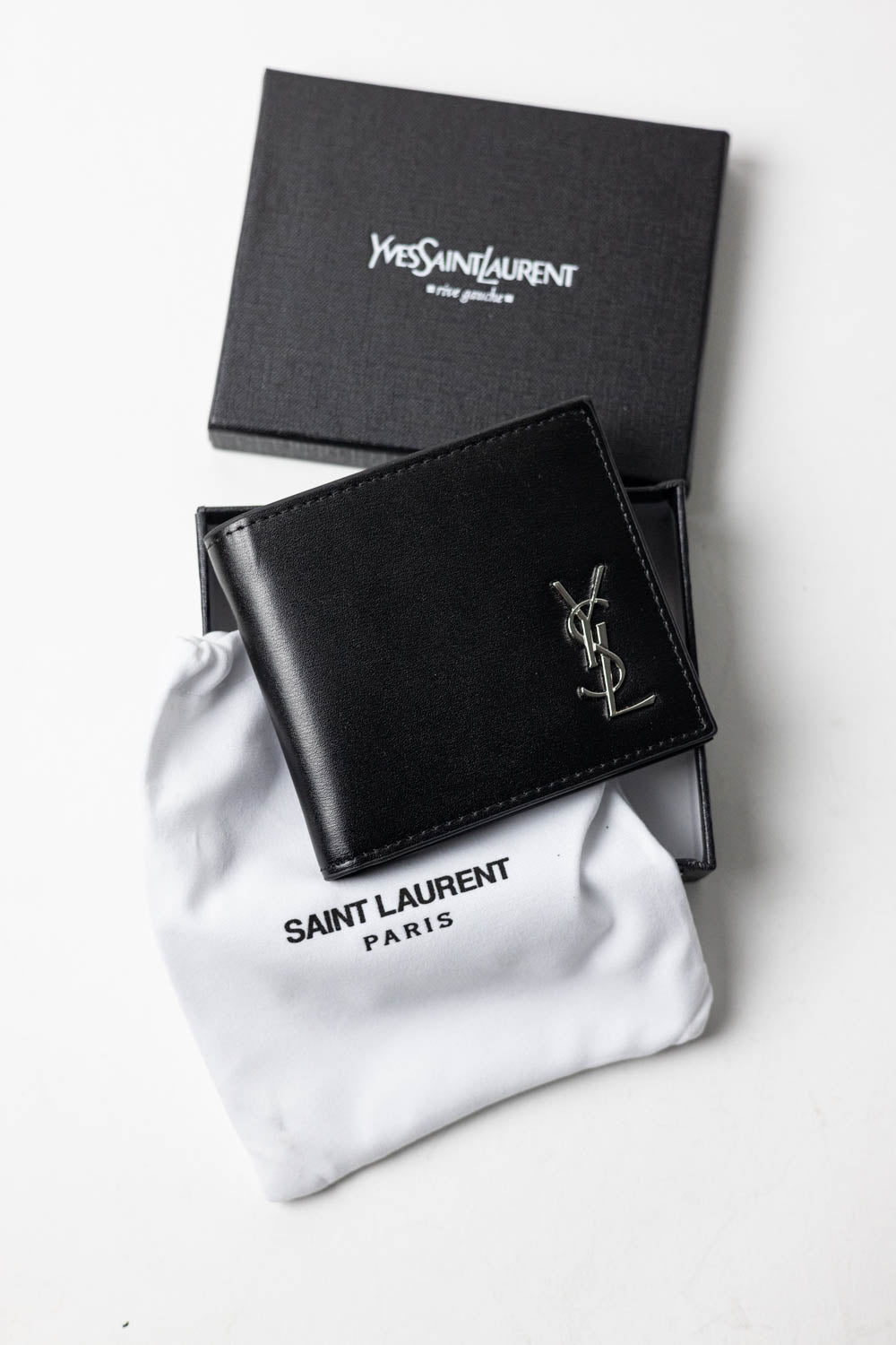 Saint Laurent - Tiny Cassandre East/West Wallet