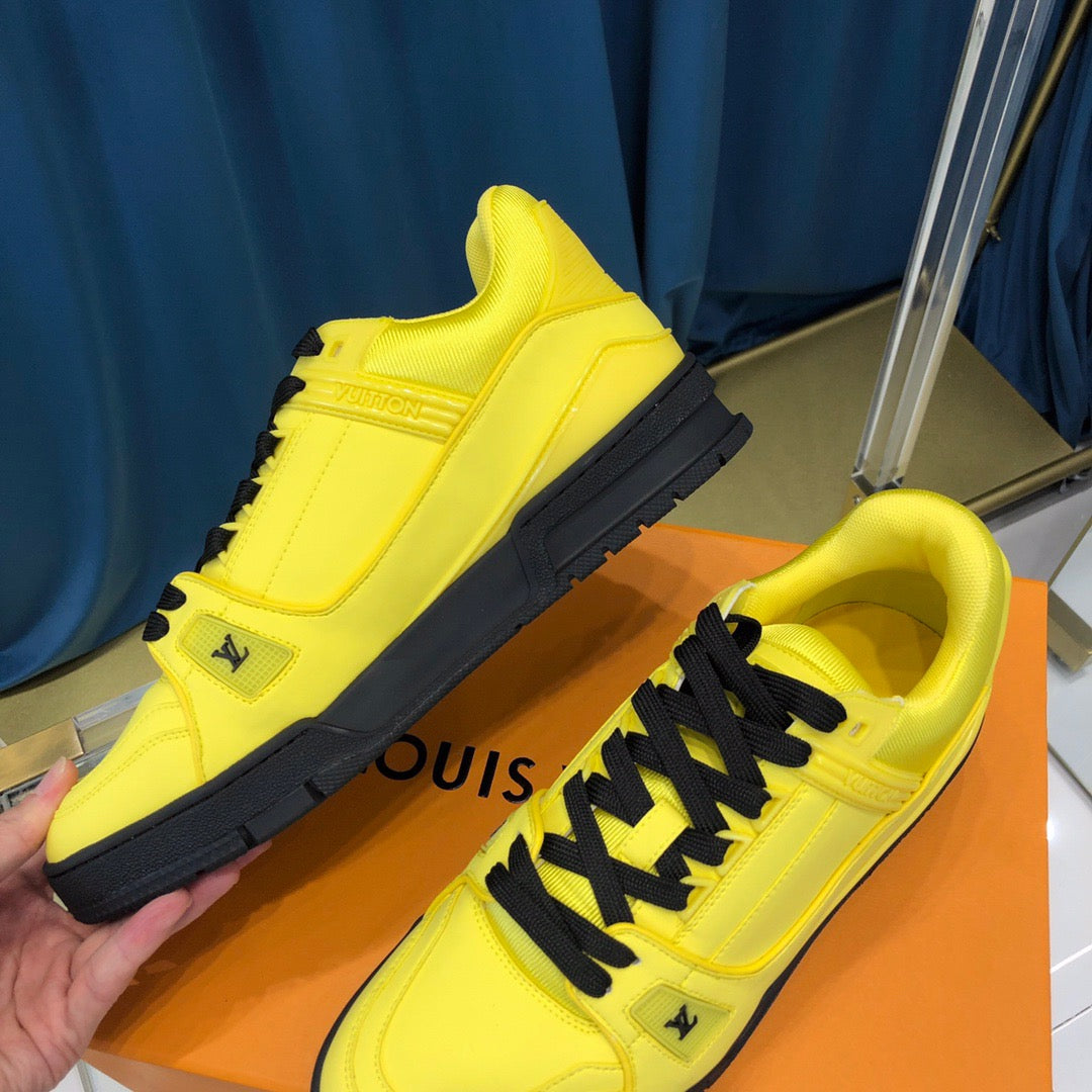 Louis Vuitton LV Trainer Yellow Black