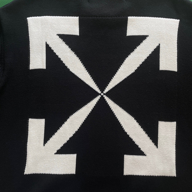 Off-White Diag Arrows Knit Sweater Black