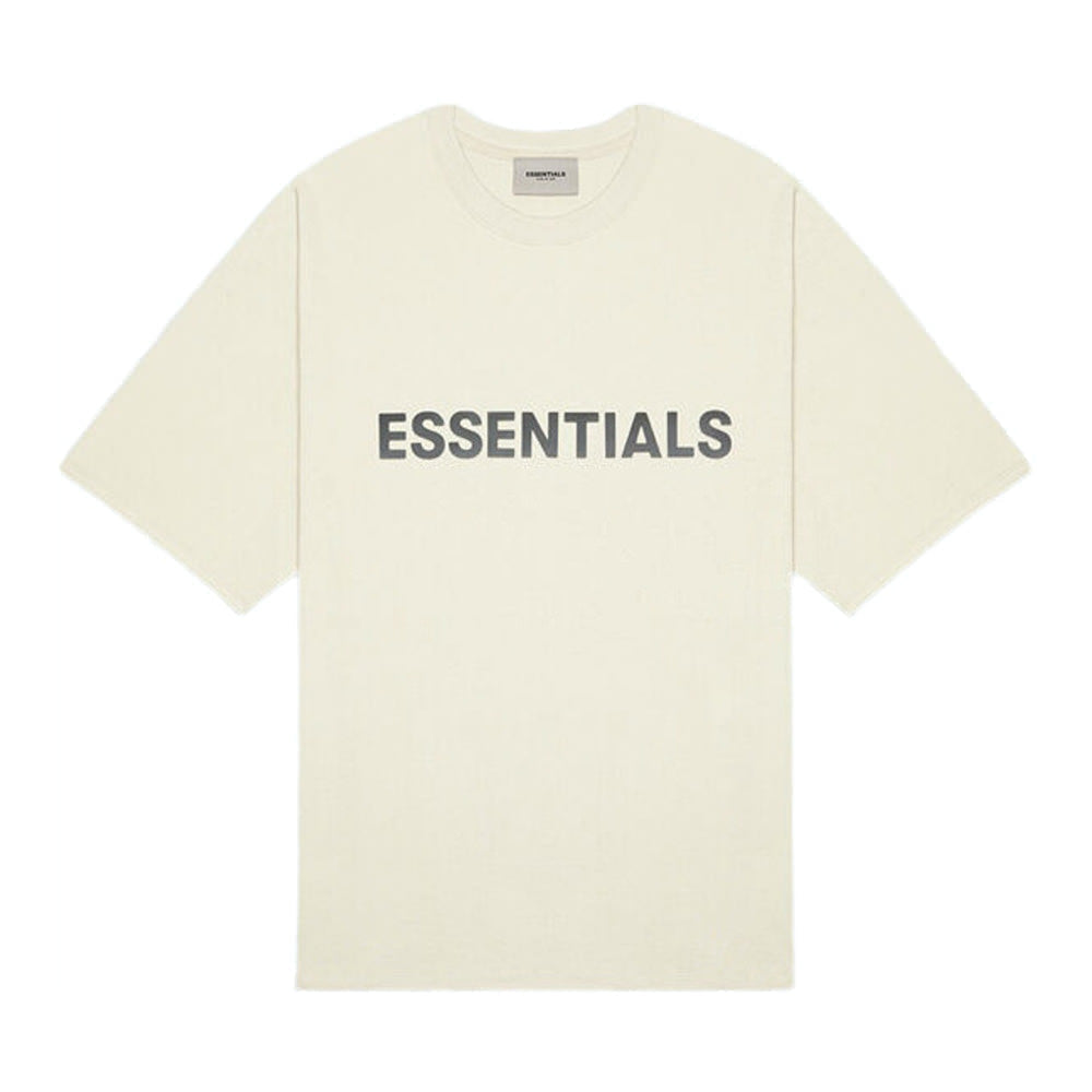 Fear of God Essentials Boxy T-Shirt Applique Logo 'Rain Drum'