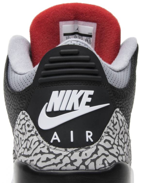 Air Jordan 3 Retro OG 'Black Cement' 2018
