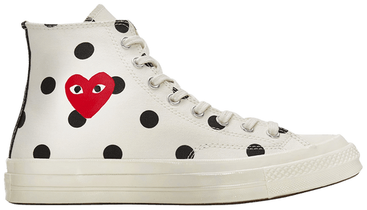 Comme des Garçons x Chuck Taylor All Star 70 Hi 'White Polka Dot'