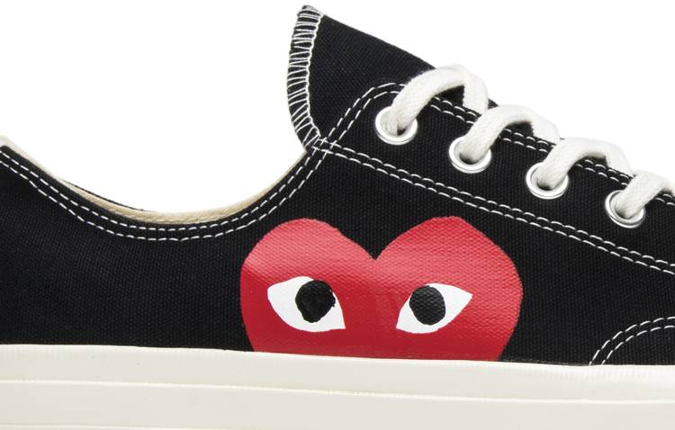 Comme des Garçons Play x Chuck 70 Low 'Black White'