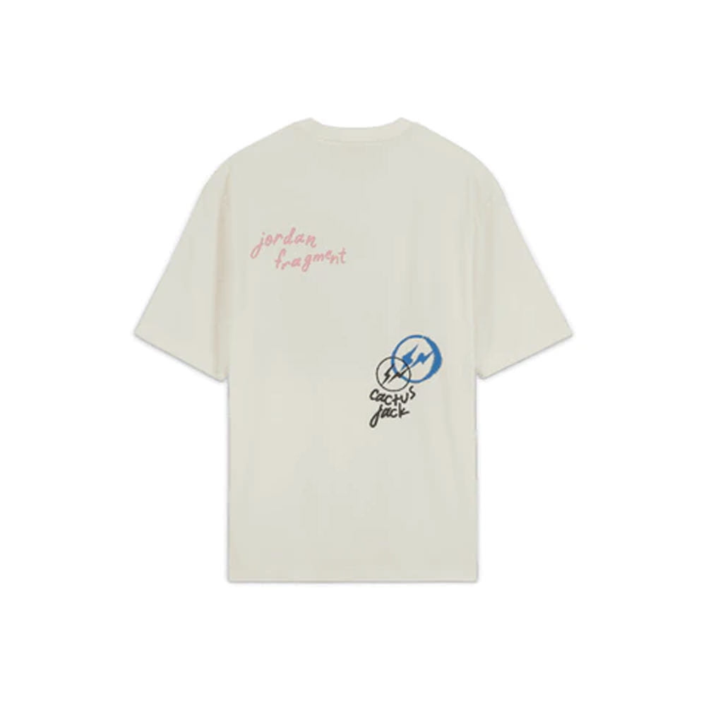 Travis Scott x Jordan x Fragment T-shirt - White / Black