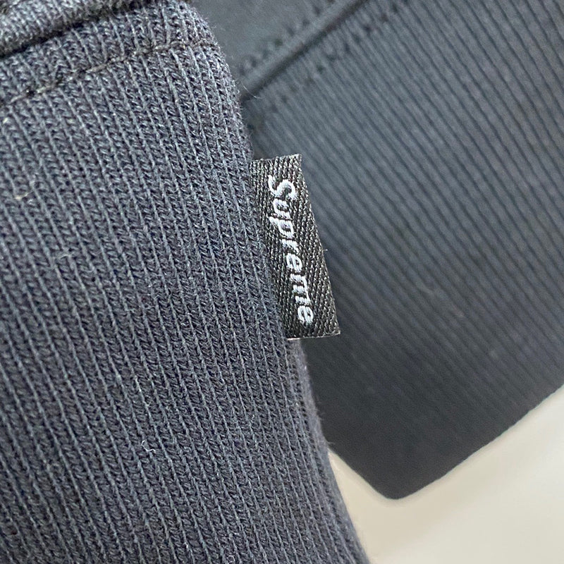 Supreme Contrast Hooded Sweatshirt Black