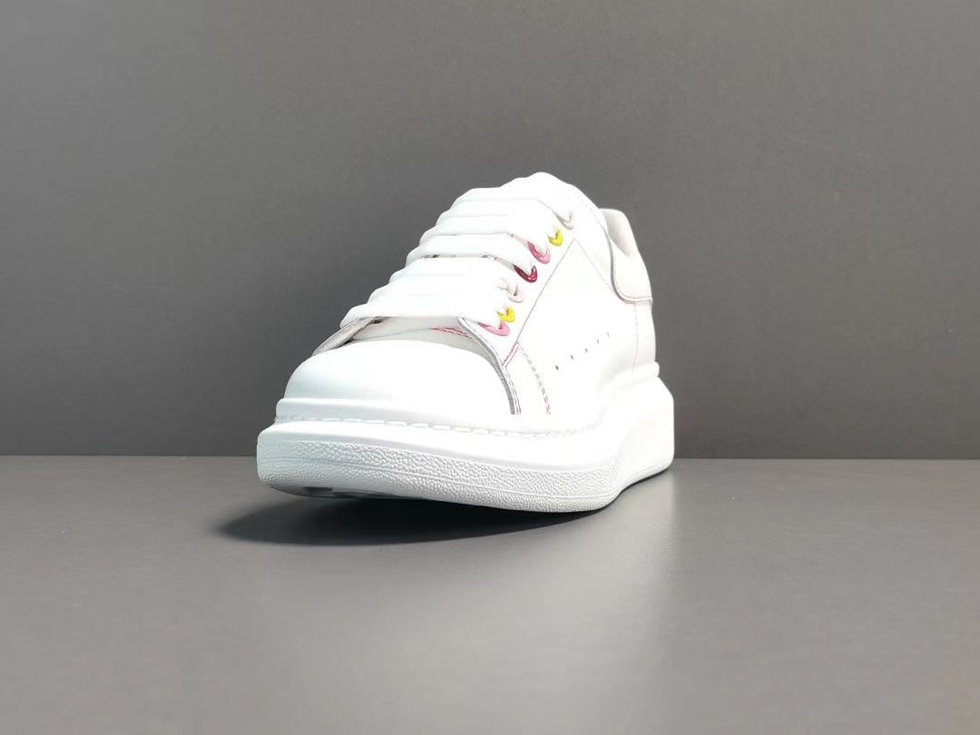 Alexander McQueen Wmns Oversized Sneaker 'White Rainbow'