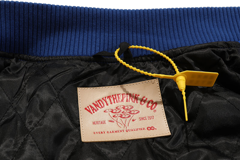 Vandy The Pink 4 Year Anniversary Varsity Jacket "Blue Sail"