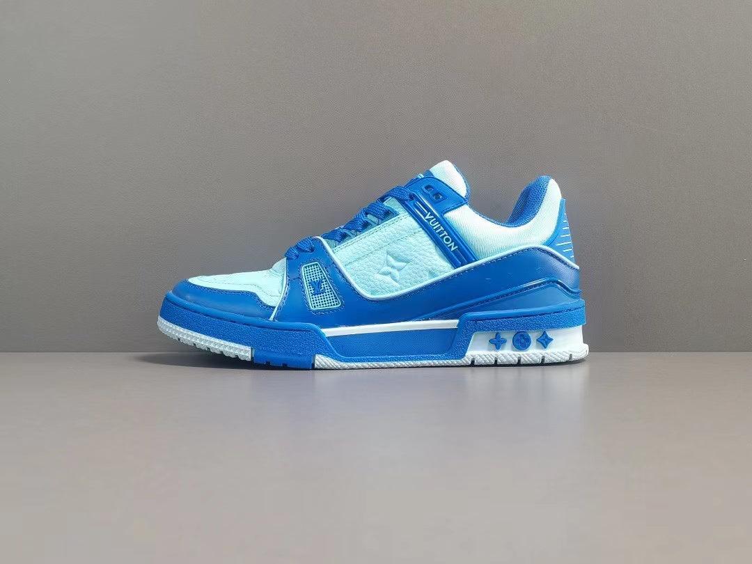 Louis Vuitton Trainer Monogram Blue Cyan