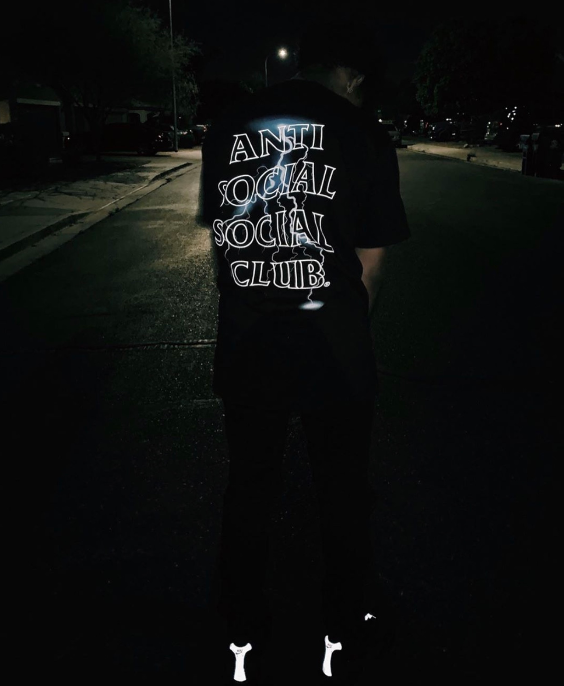 Anti Social Social Club Twister Tee (FW19) Black