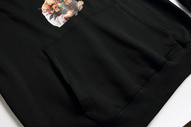 Off-White Caravaggio Boy Hoodie White Black