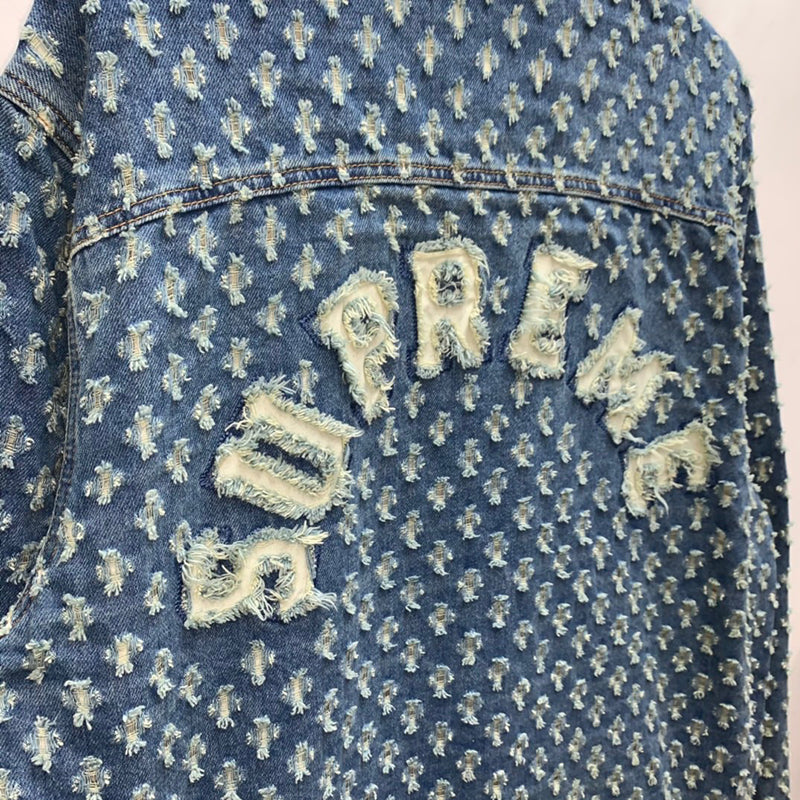 Supreme Hole Punch Denim Trucker Jacket