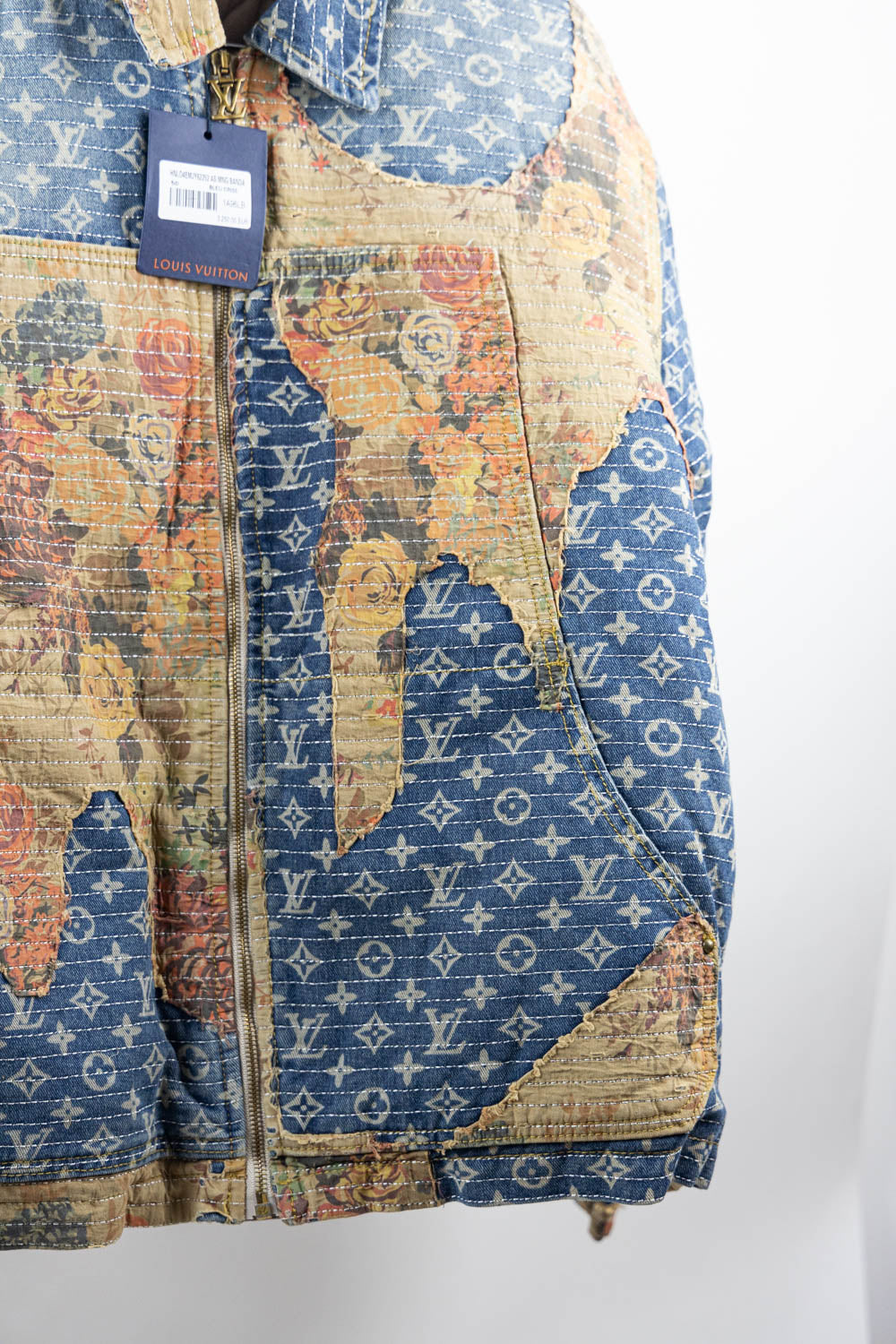 Louis Vuitton LV Destroyed Workwear Denim Jacket