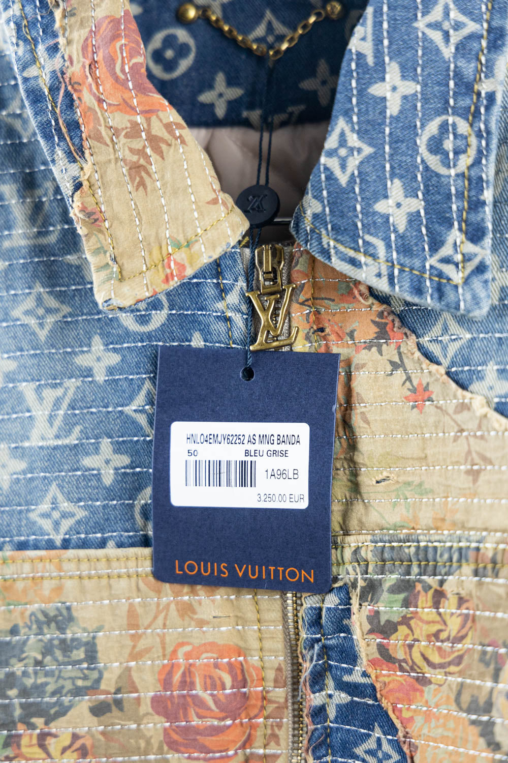 Louis Vuitton LV Destroyed Workwear Denim Jacket