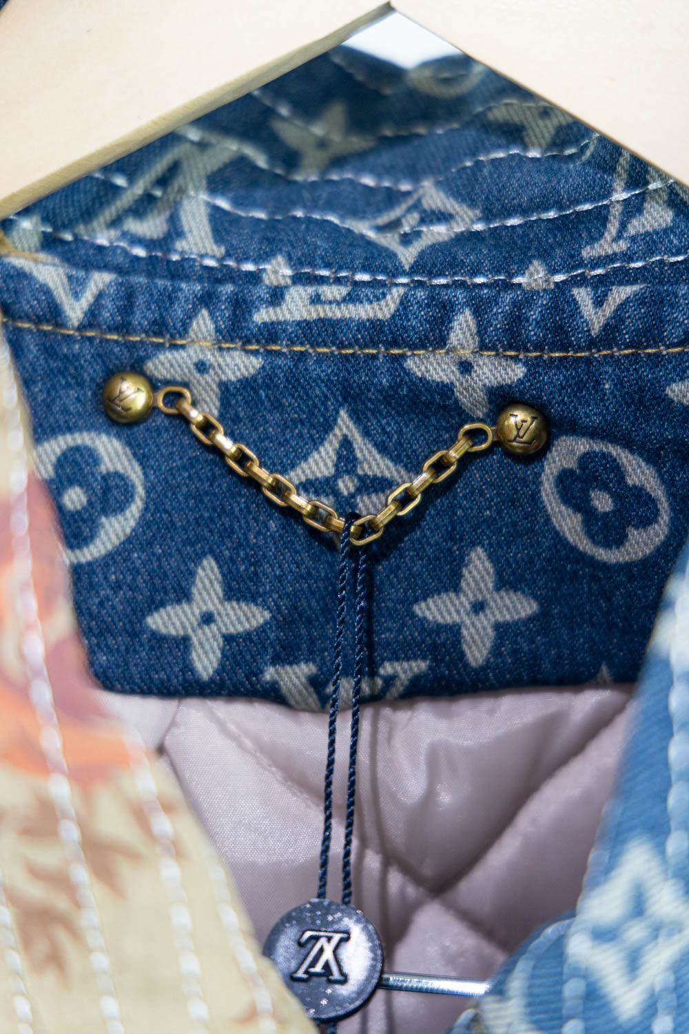 Louis Vuitton LV Destroyed Workwear Denim Jacket