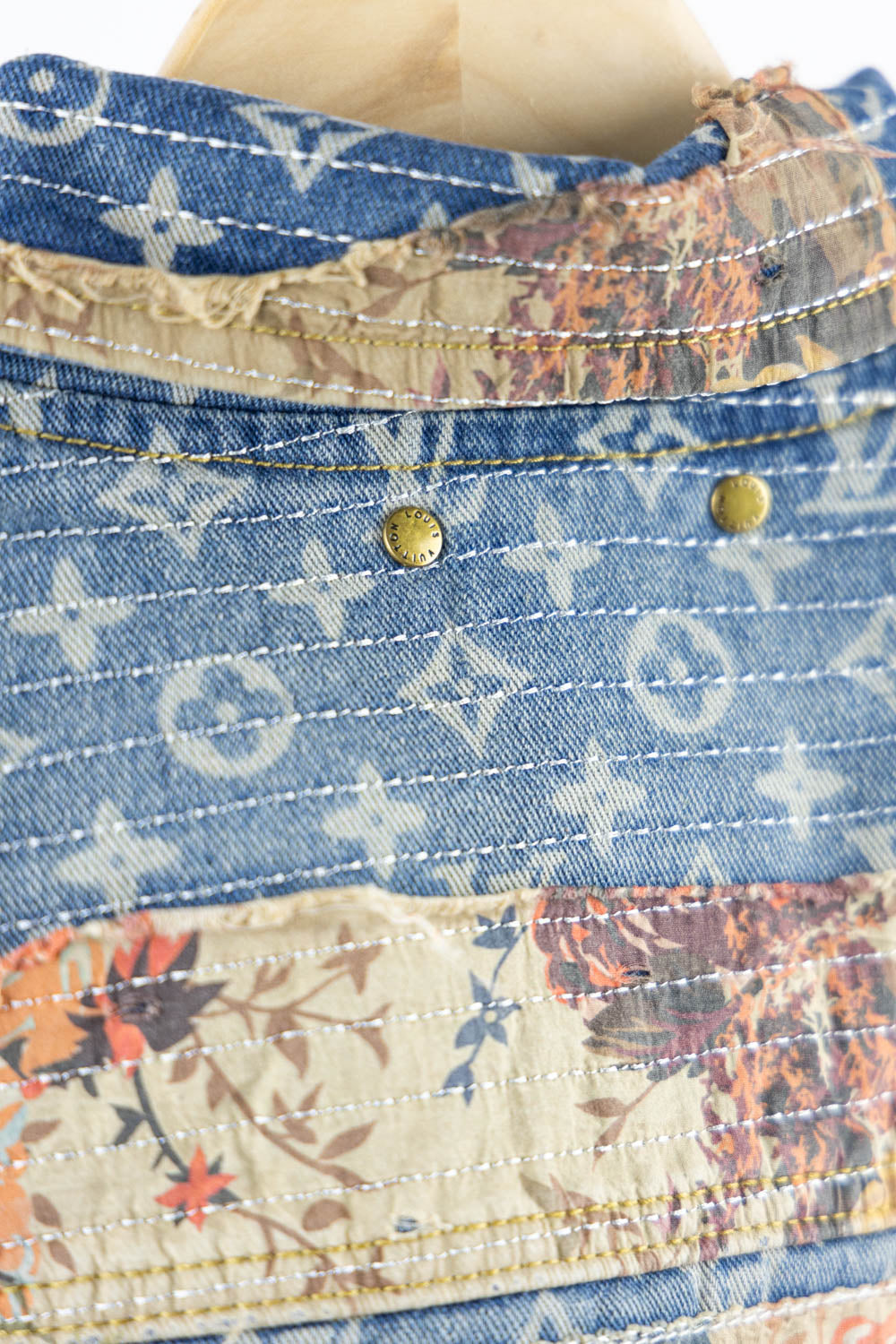 Louis Vuitton LV Destroyed Workwear Denim Jacket