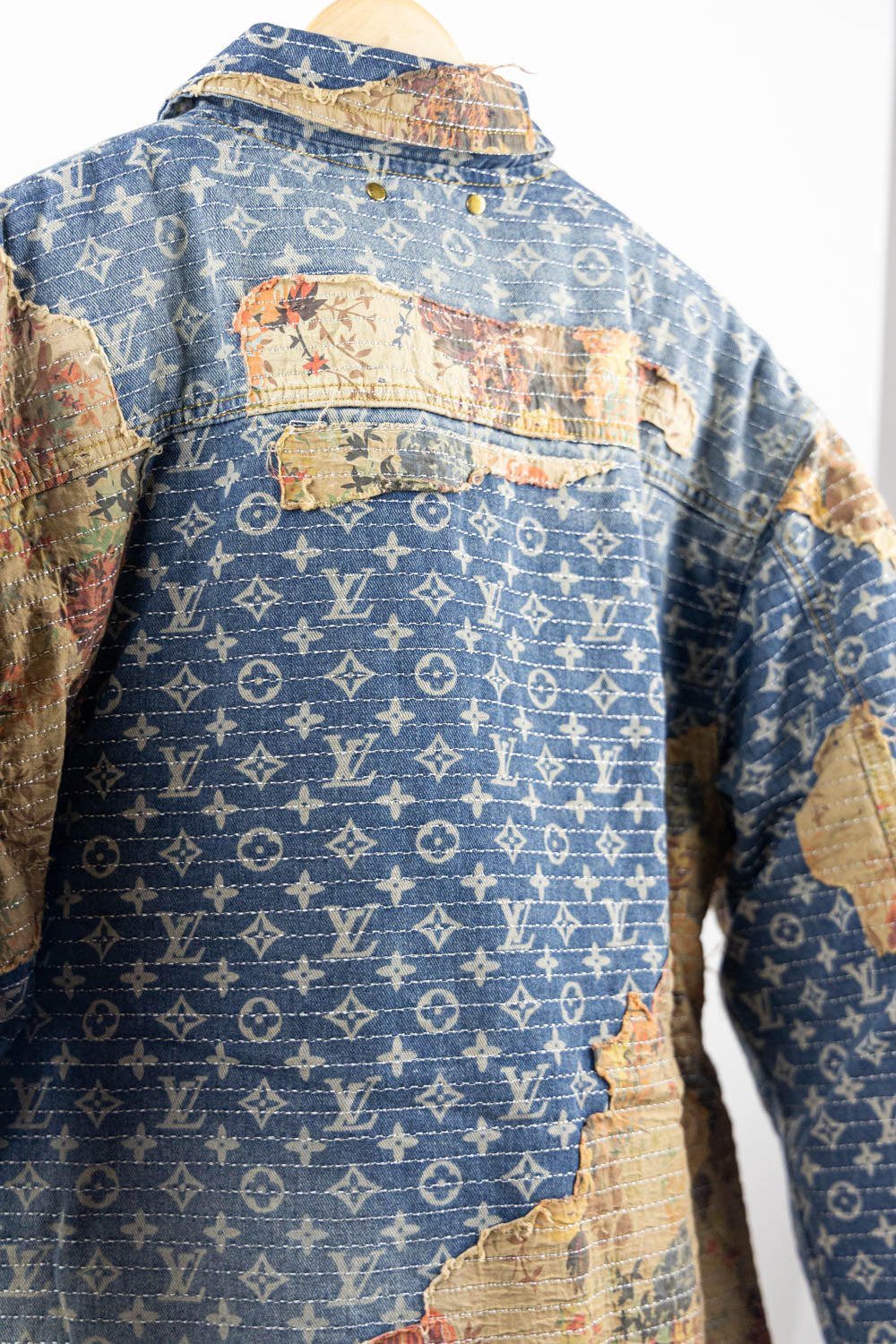 Louis Vuitton LV Destroyed Workwear Denim Jacket
