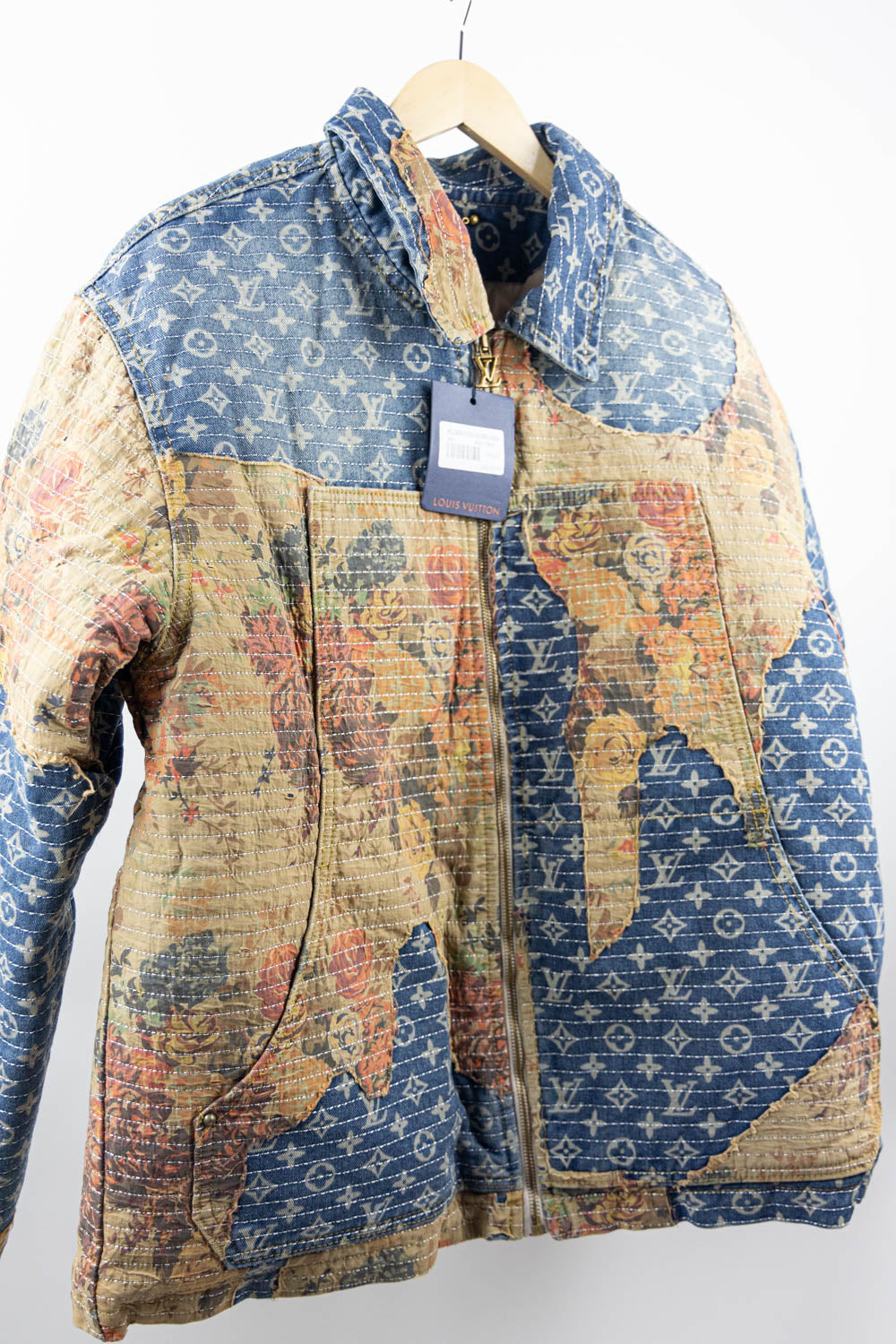 Louis Vuitton LV Destroyed Workwear Denim Jacket