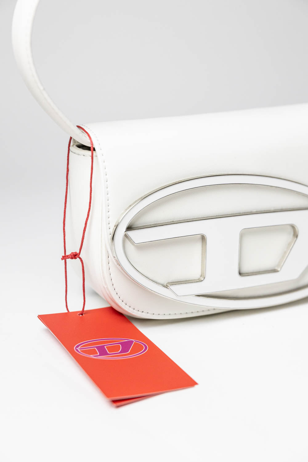 Diesel 1DR Shoulder Bag in White