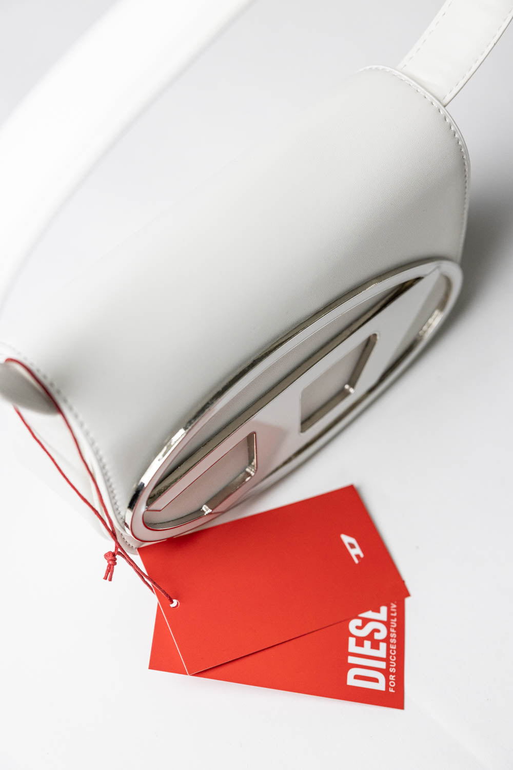 Diesel 1DR Shoulder Bag in White