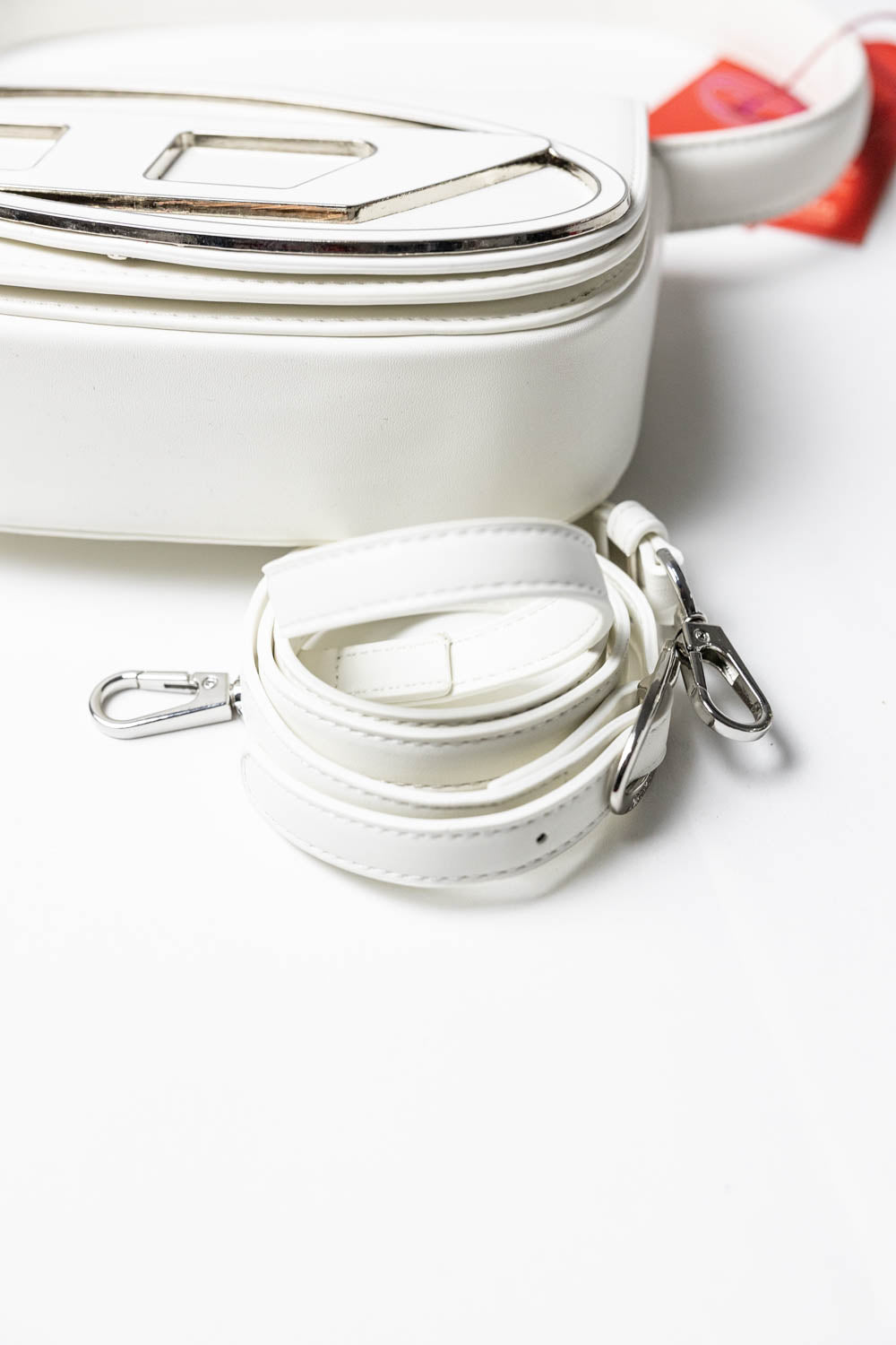 Diesel 1DR Shoulder Bag in White
