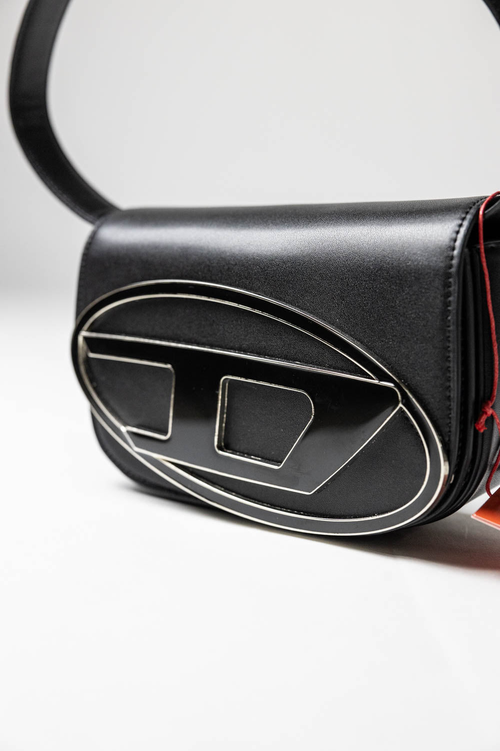 Diesel 1DR Iconic Bag D Logo Plaque Black