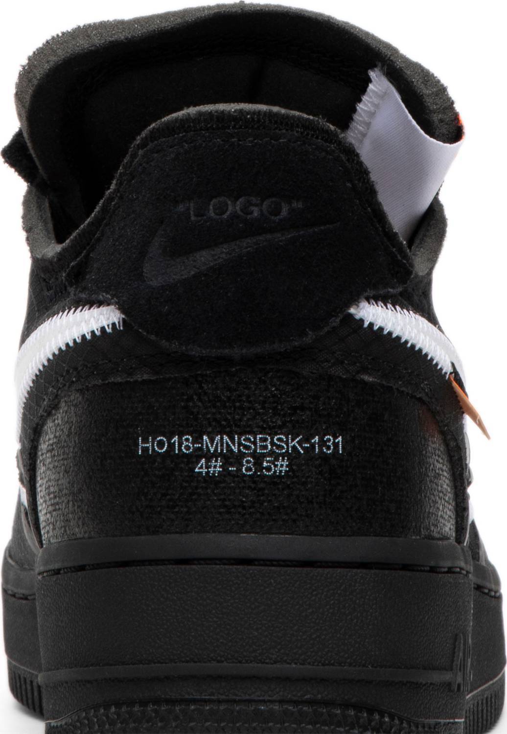 OFF-WHITE x Air Force 1 Low 'Black'