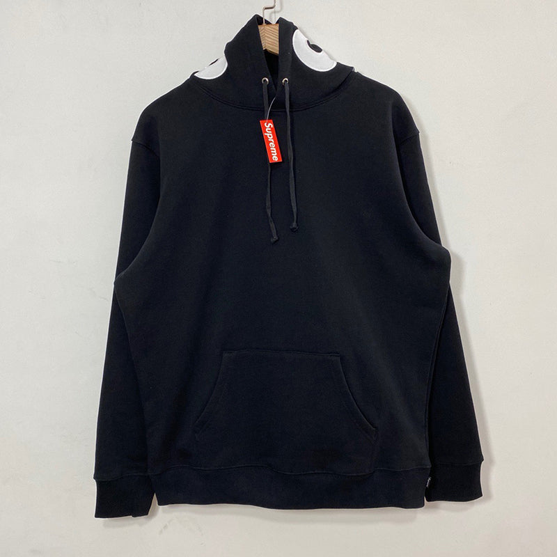 Supreme Contrast Hooded Sweatshirt Black