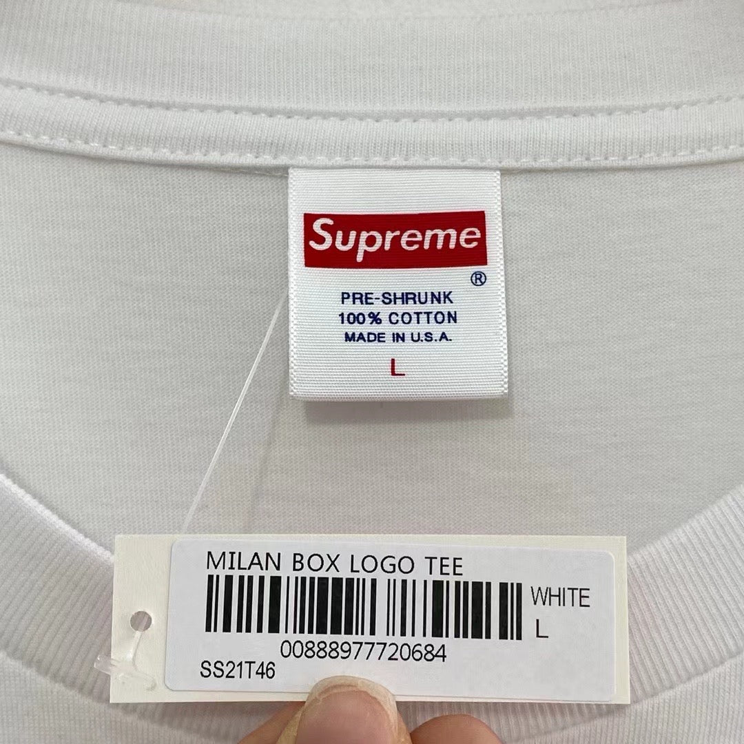 Supreme Milan Box Logo Tee White