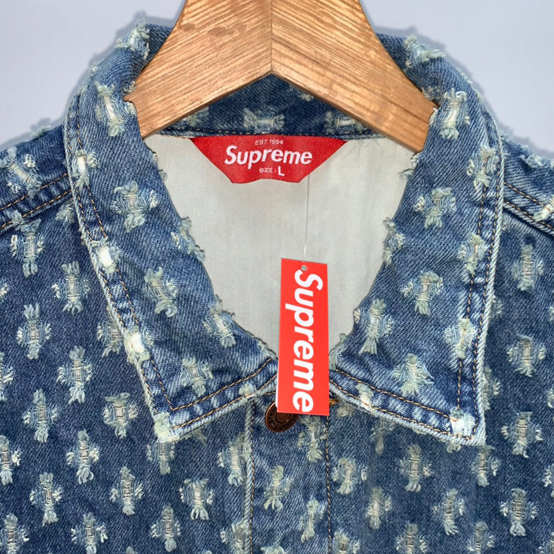Supreme Hole Punch Denim Trucker Jacket