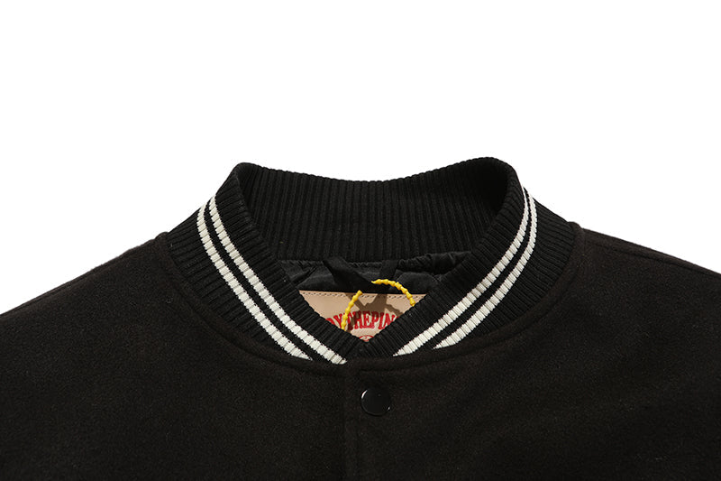 Vandy The Pink 4 Year Anniversary Varsity Jacket "Black Sail"