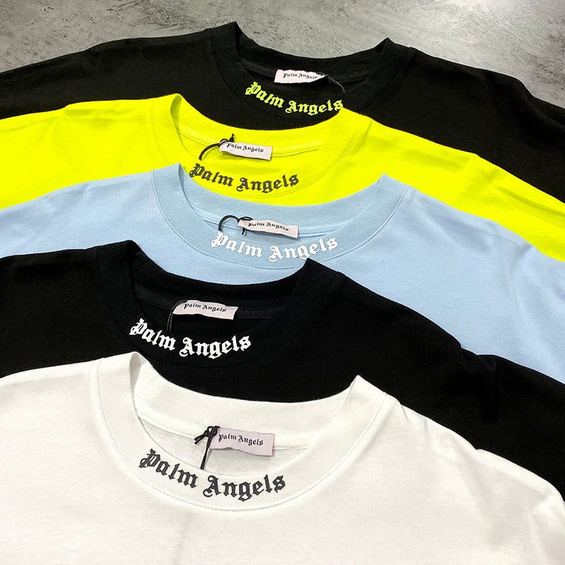 Palm Angels Logo Mock Neck Longsleeve T-Shirt
