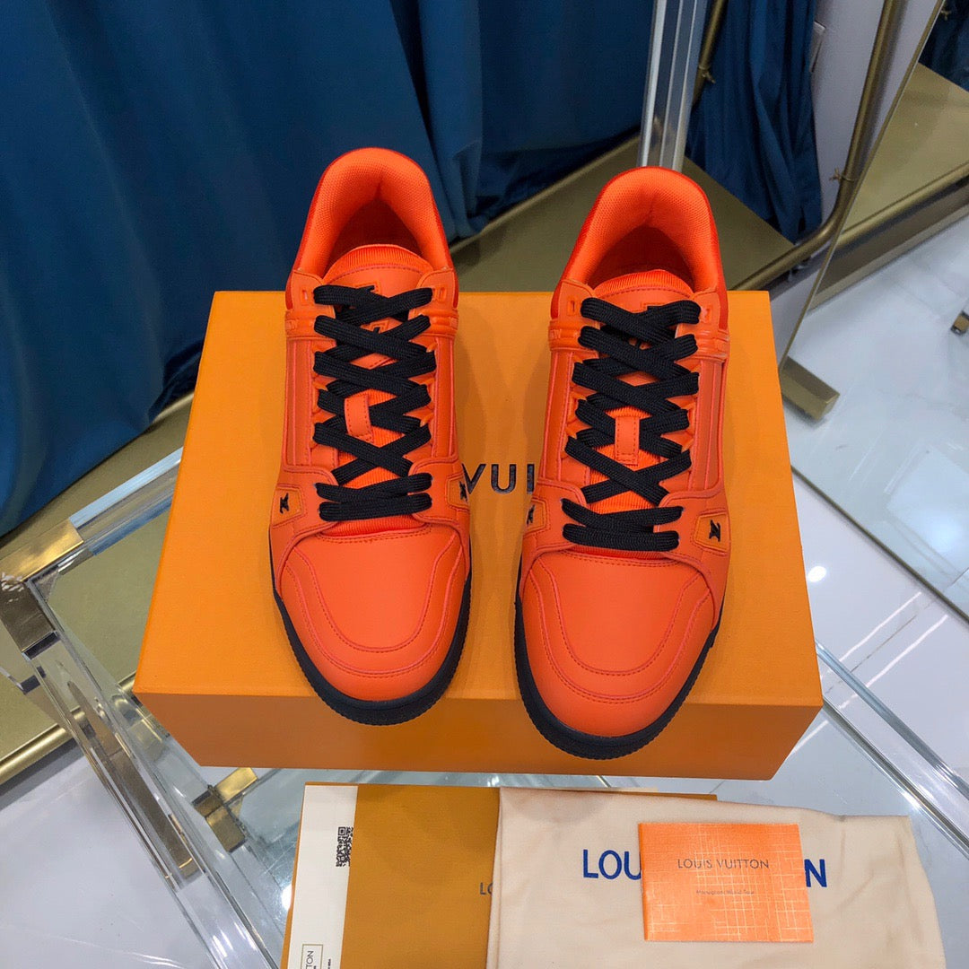 Louis Vuitton LV Trainer Orange Black