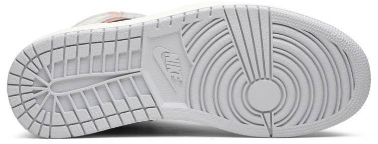 Jordan 1 Retro High Neutral Grey Hyper Crimson