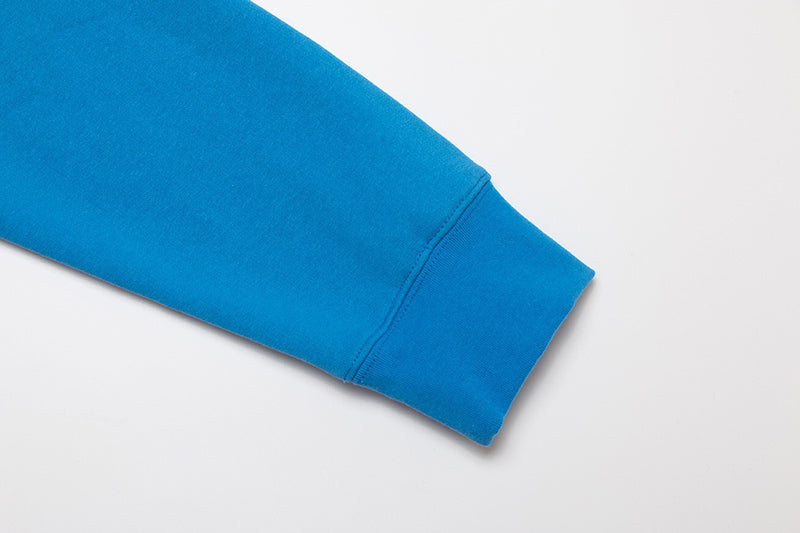 OFF-WHITE RUBBER STRIPES SKATE CREW SWEAT Cyan