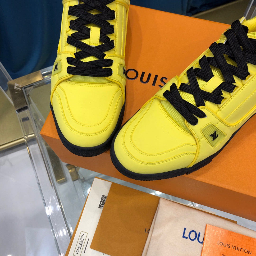 Louis Vuitton LV Trainer Yellow Black
