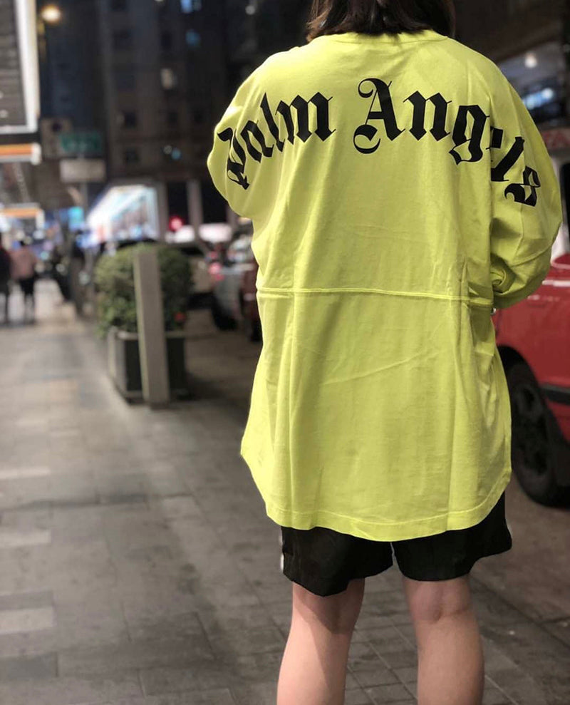 Palm Angels Logo Mock Neck Longsleeve T-Shirt