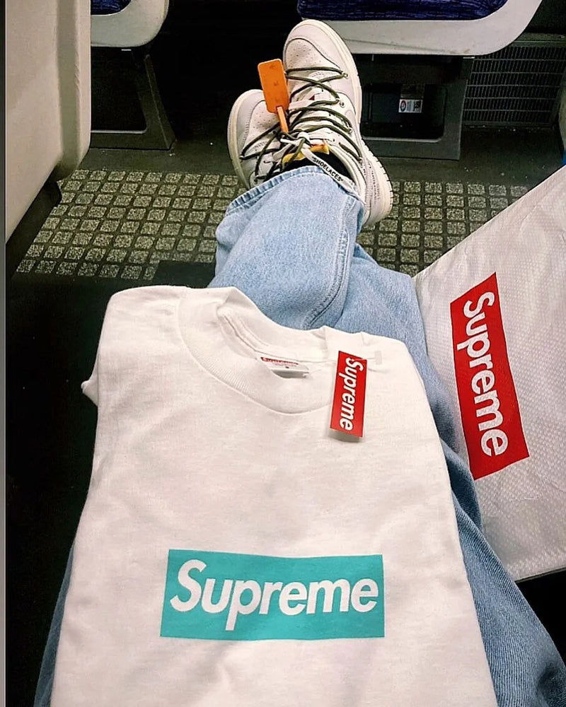 Supreme Tiffany & Co. Box Logo Tee White